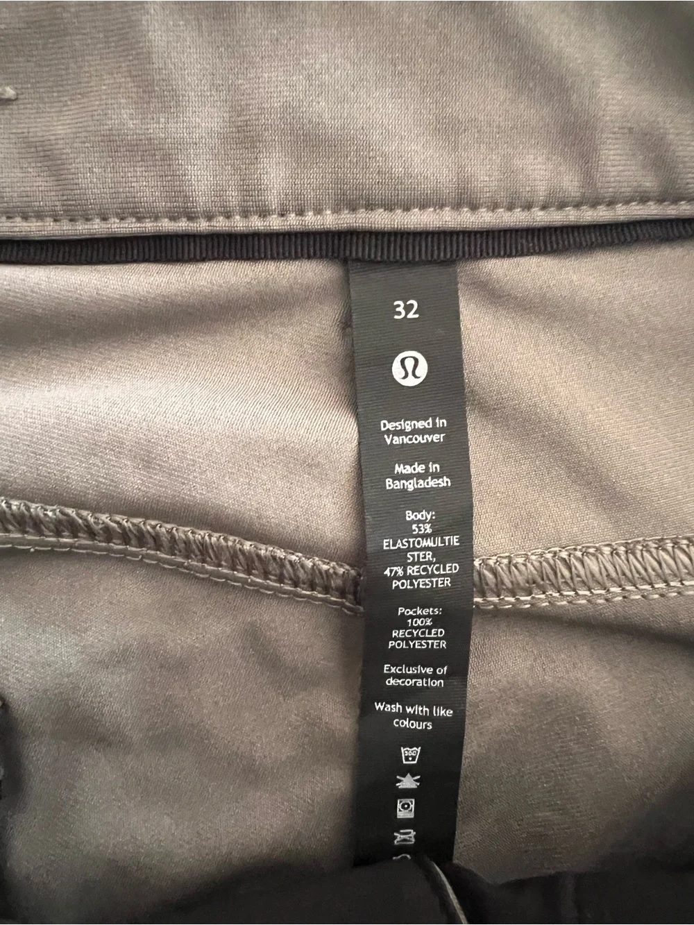 Lululemon ABC Slim Straight Pants Grey/Green